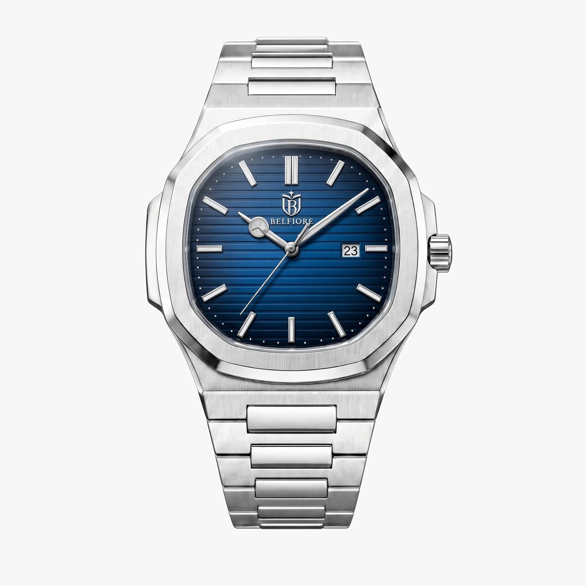 Marco Belfiore Amalfi men's stainless steel quartz watch, Diamond colorway