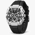 Marco Belfiore Millionaire men's stainless steel quartz watch, product view 7