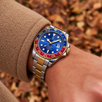 Marco Belfiore Nautico men's stainless steel quartz watch, product view 4