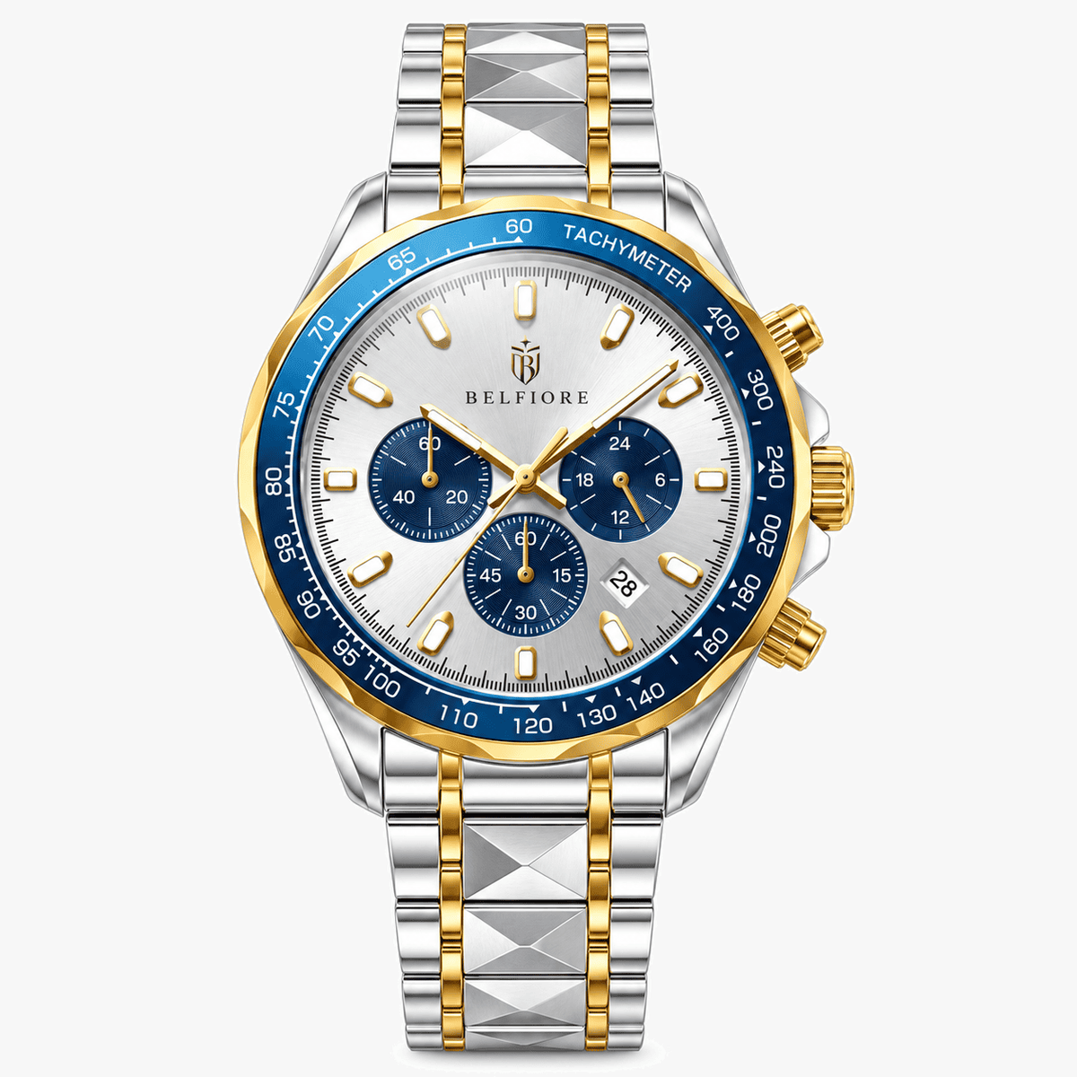 Marco Belfiore Prevalent men's stainless steel quartz watch, product view 1