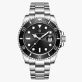 Marco Belfiore Nautico men's stainless steel quartz watch, Onyx colorway
